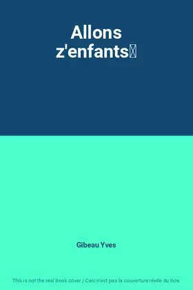 Couverture du produit · Allons z'enfants